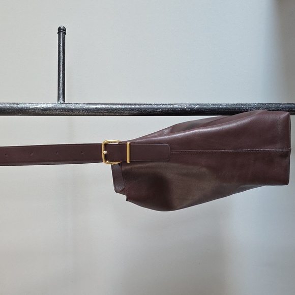 Madewell The Essential Bucket Tote In Chocolate Raisin - Picture 3 of 9